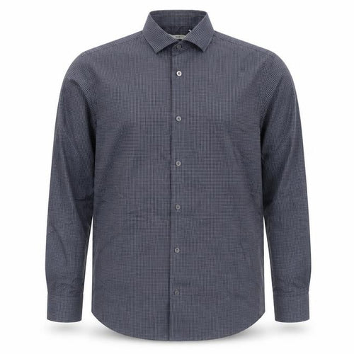 Jack & Jones Men’s Blue Check Slim Fit Cotton Shirt M Long Sleeve
