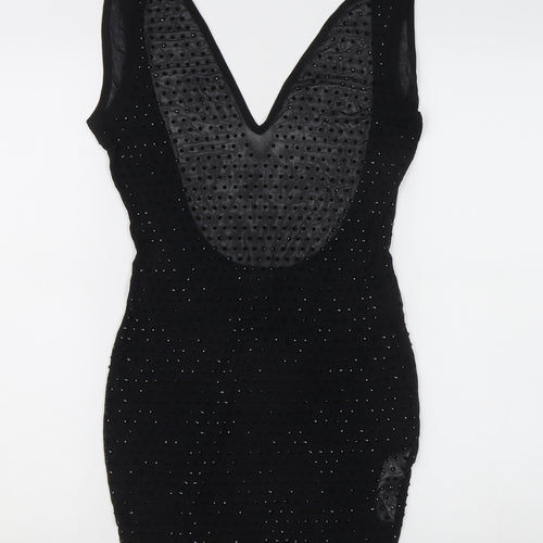 PrettyLittleThing Women's Black Size 6 Bodycon Party Dress