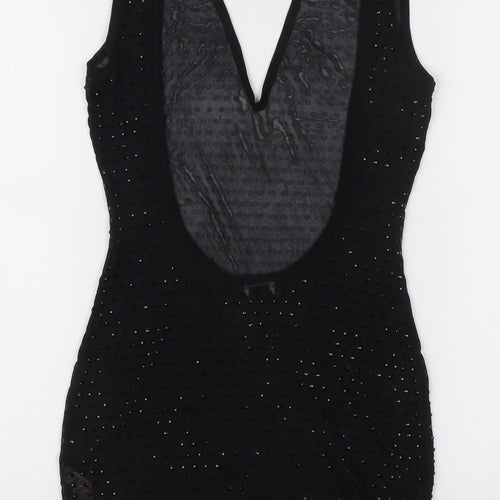PrettyLittleThing Women's Black Size 6 Bodycon Party Dress
