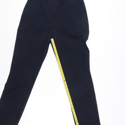 H&M Women’s Black Slim Fit Straight Leg Trousers Size 8 Workwear