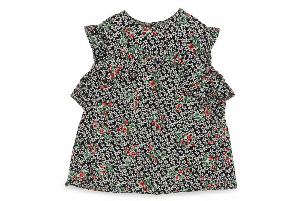 Zara Women’s Multicoloured Floral Sleeveless Tunic Blouse Size S