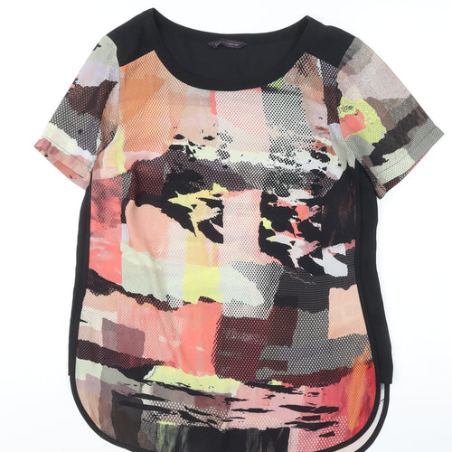 Marks and Spencer Women’s Multicoloured Abstract Chiffon Blouse Size 8