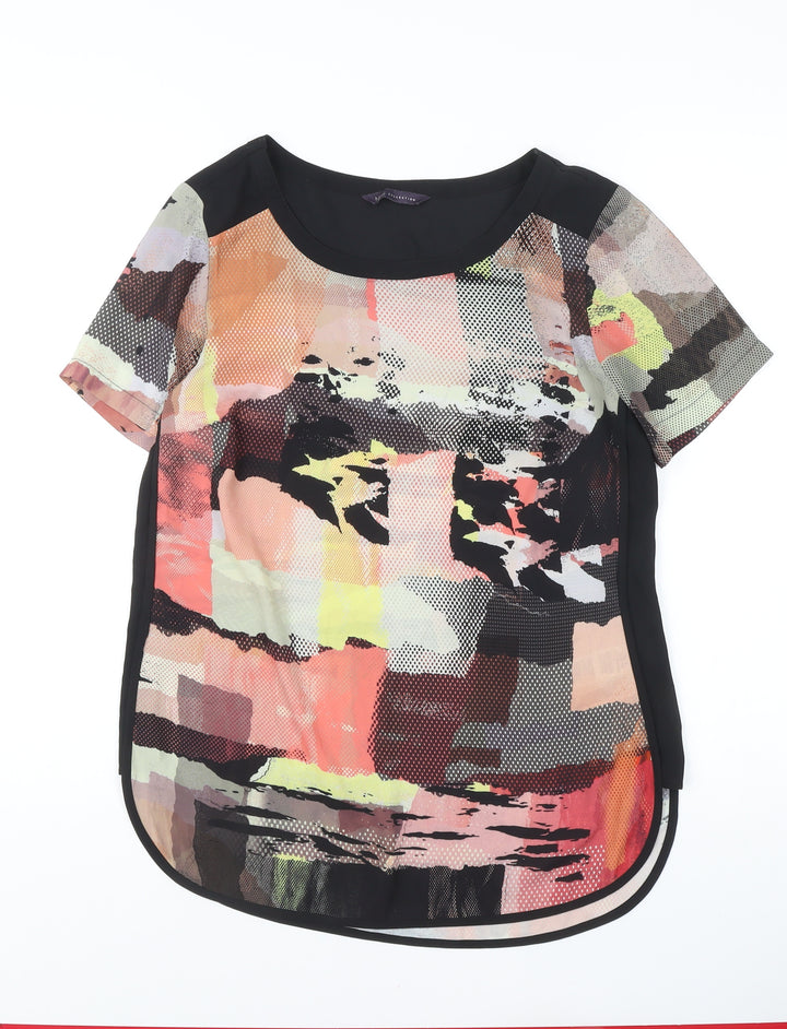 Marks and Spencer Women’s Multicoloured Abstract Chiffon Blouse Size 8