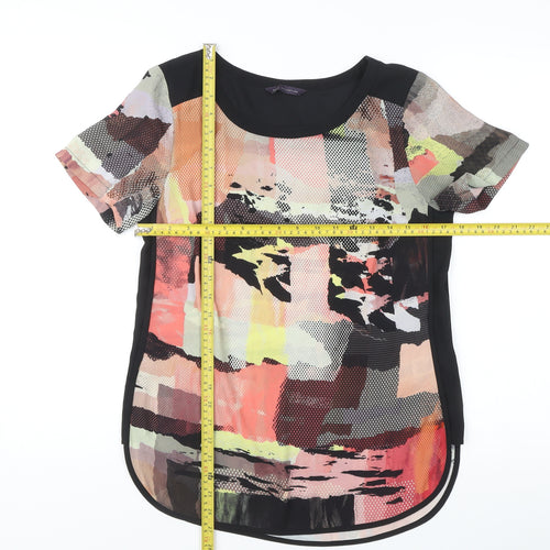 Marks and Spencer Women’s Multicoloured Abstract Chiffon Blouse Size 8