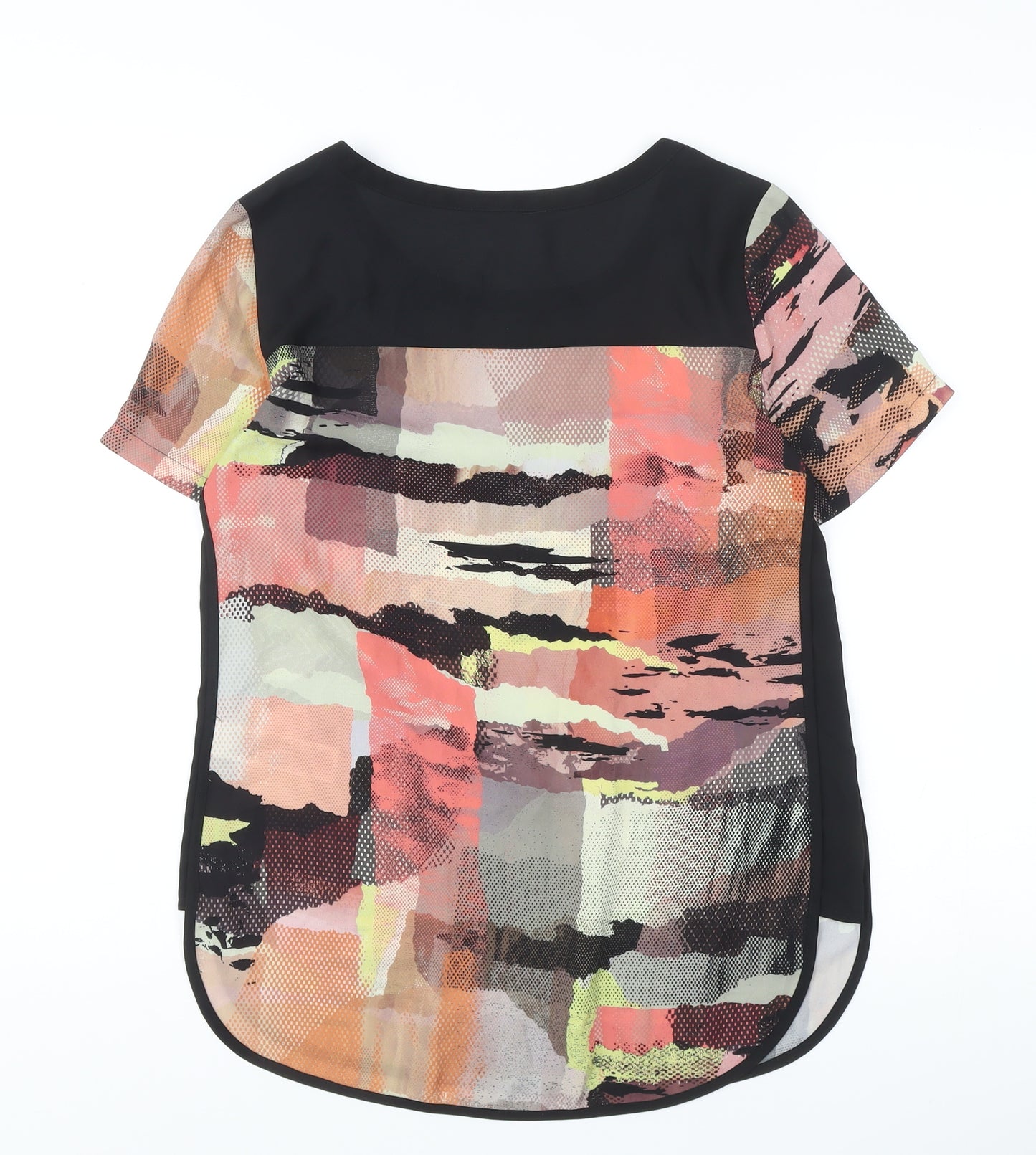 Marks and Spencer Women’s Multicoloured Abstract Chiffon Blouse Size 8