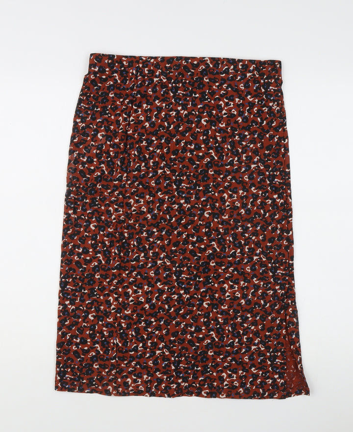 Women’s Multicoloured Animal Print Midi Pencil Skirt - Excellent