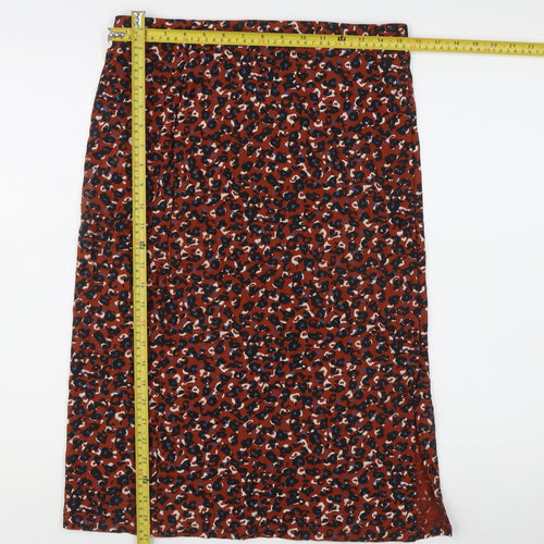 Women’s Multicoloured Animal Print Midi Pencil Skirt - Excellent
