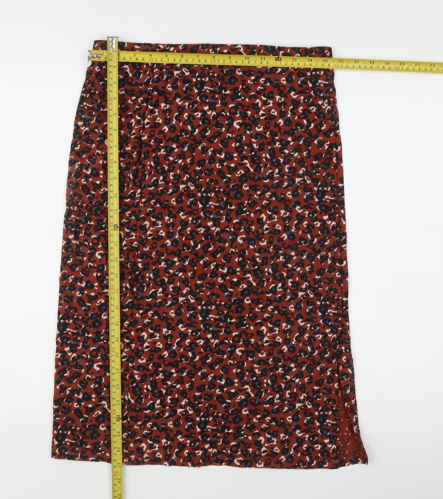 Women’s Multicoloured Animal Print Midi Pencil Skirt - Excellent