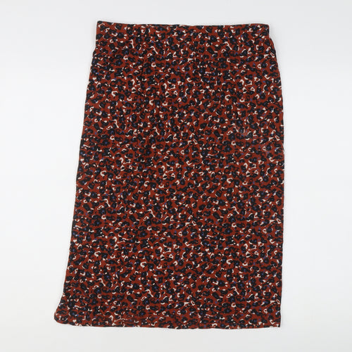 Women’s Multicoloured Animal Print Midi Pencil Skirt - Excellent