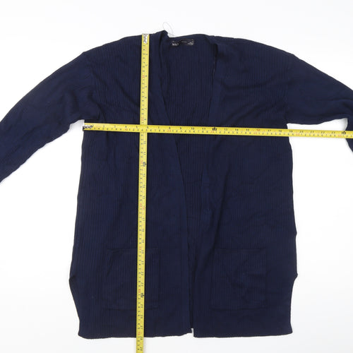 Marks and Spencer Women's Blue Medium Open Front Cardigan