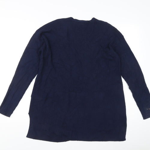 Marks and Spencer Women's Blue Medium Open Front Cardigan
