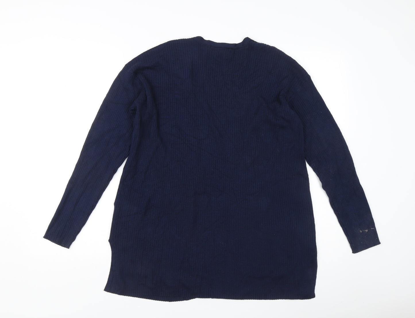Marks and Spencer Women's Blue Medium Open Front Cardigan