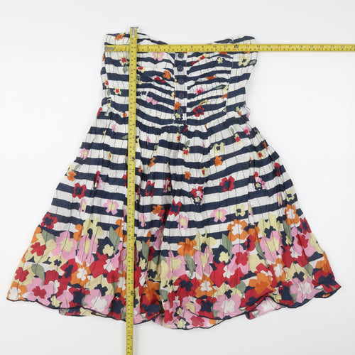 Miss Selfridge Women’s Multicoloured UK 10 Strapless Short Dress