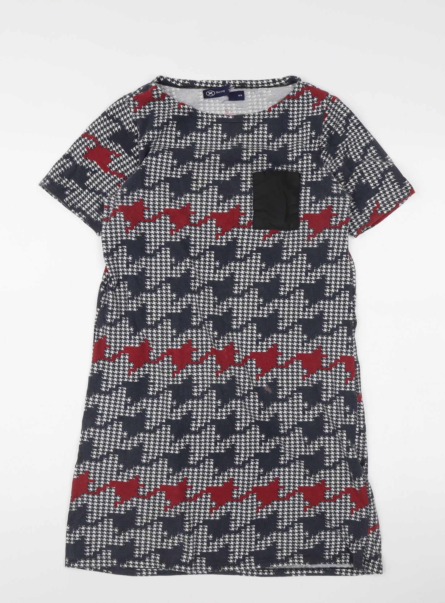 Herring Women's Multicoloured Houndstooth Shift Dress M
