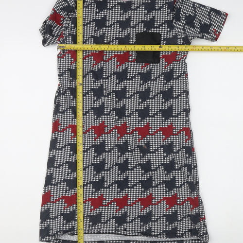 Herring Women's Multicoloured Houndstooth Shift Dress M