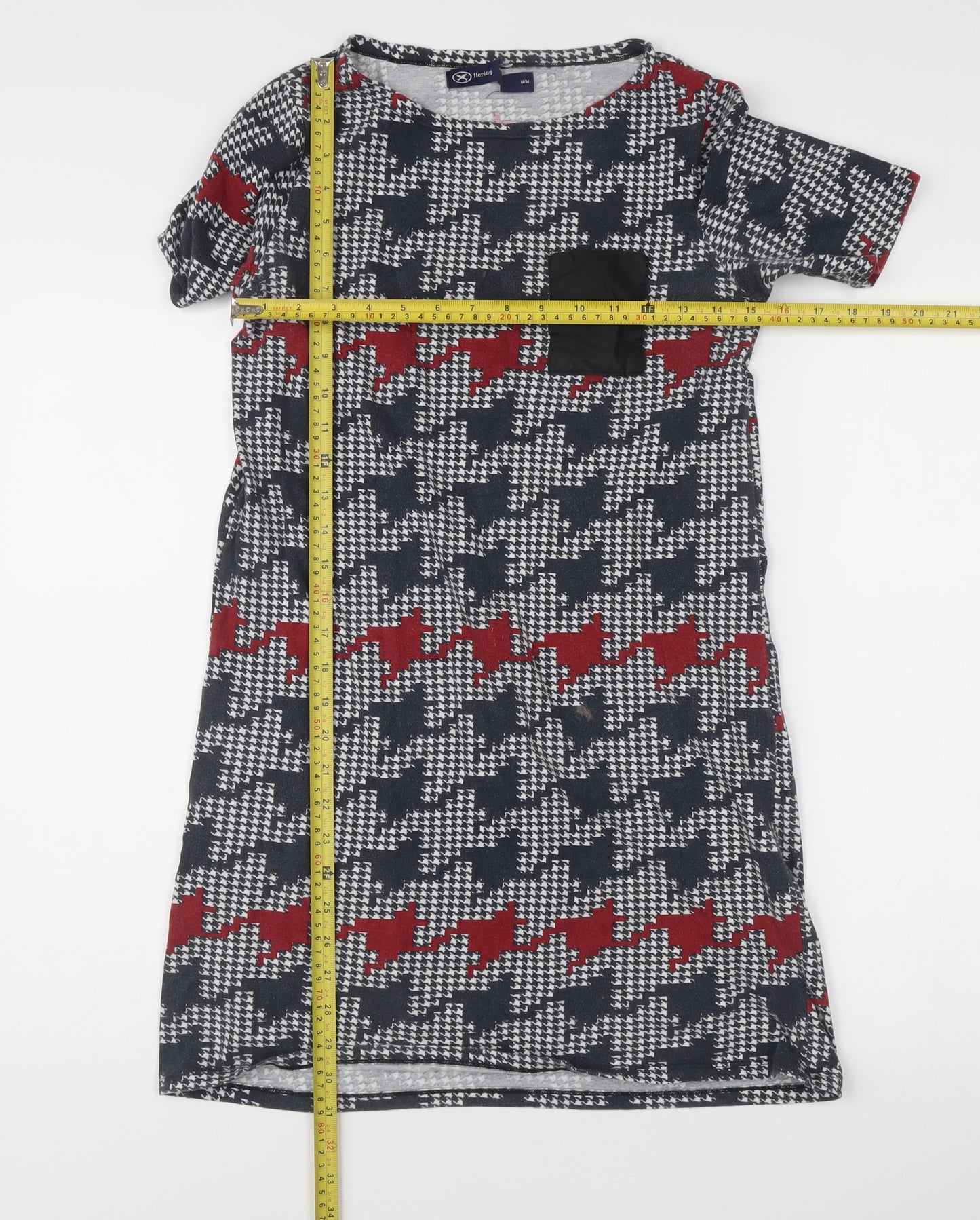 Herring Women's Multicoloured Houndstooth Shift Dress M
