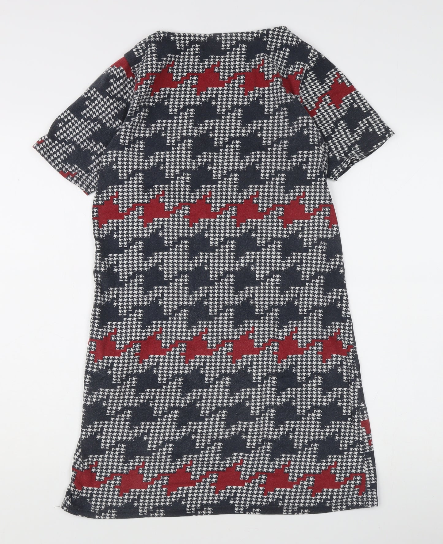 Herring Women's Multicoloured Houndstooth Shift Dress M