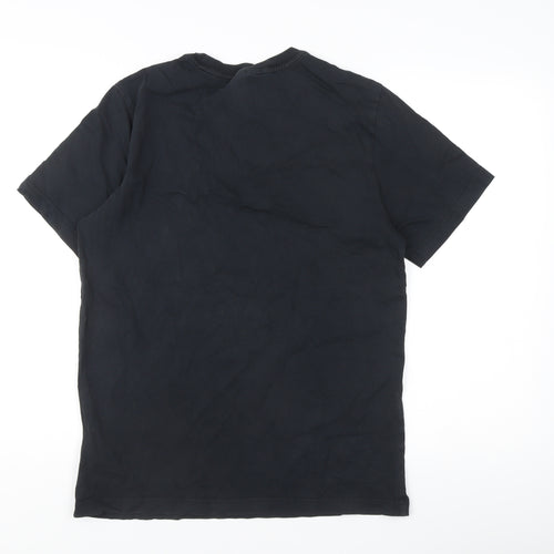 Nike Men's Black Air Max Graphic Print Cotton T-Shirt M Short Sleeve