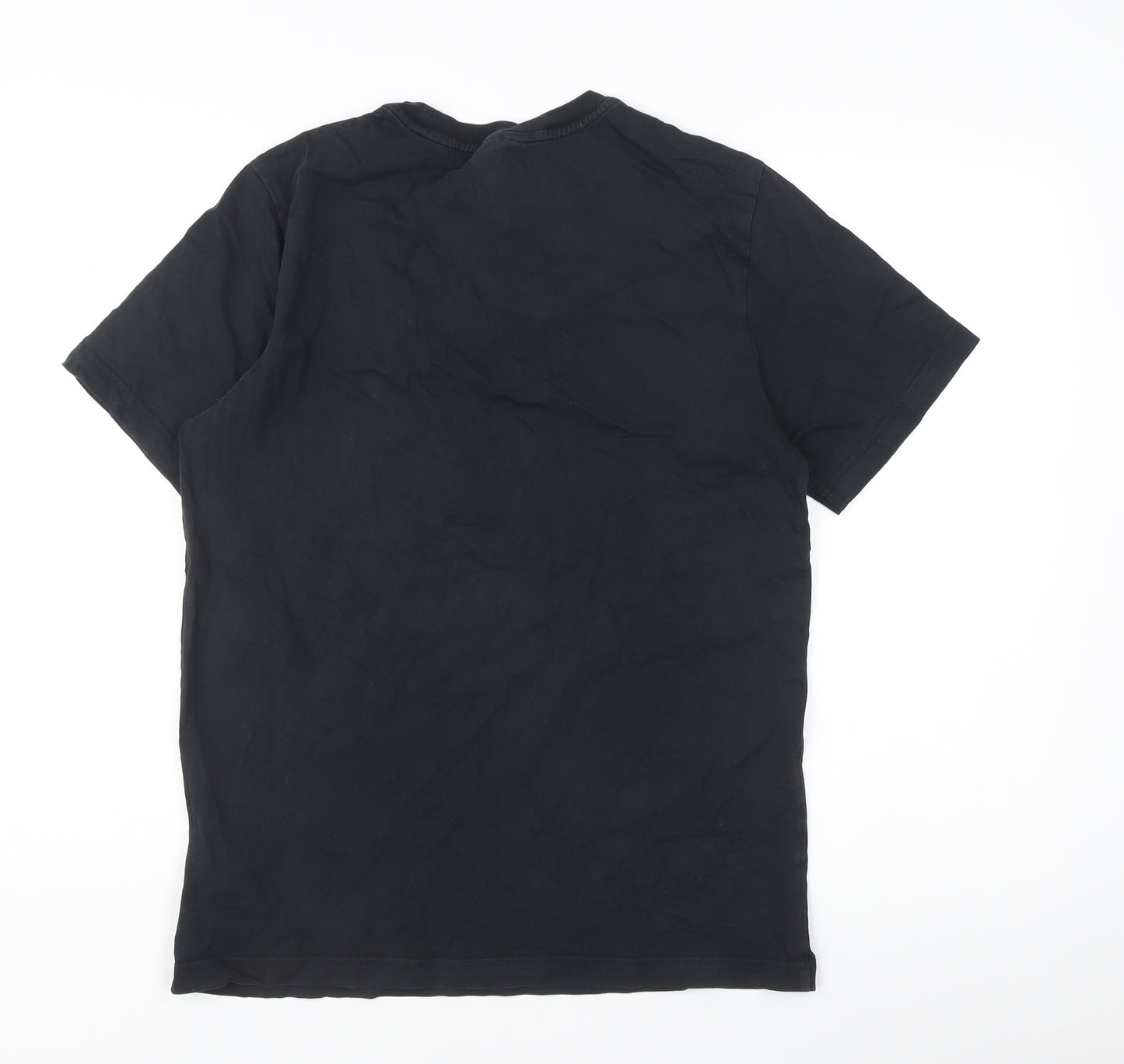 Nike Men's Black Air Max Graphic Print Cotton T-Shirt M Short Sleeve
