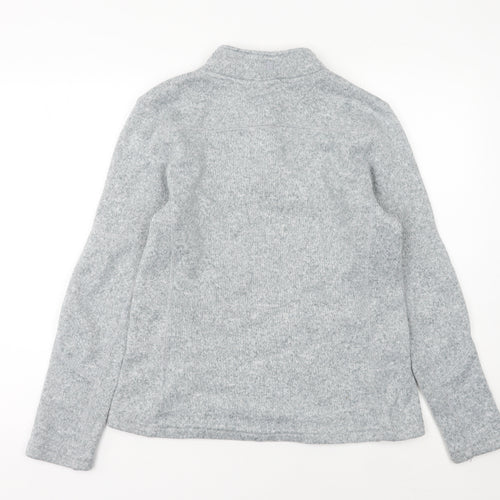 Mountain Warehouse Women’s Grey Henley Sweatshirt Size 12 Polyester
