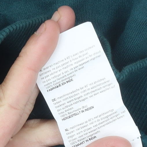 Mountain Warehouse Boys Green Pullover Sweatshirt 13 Years Graphic Print