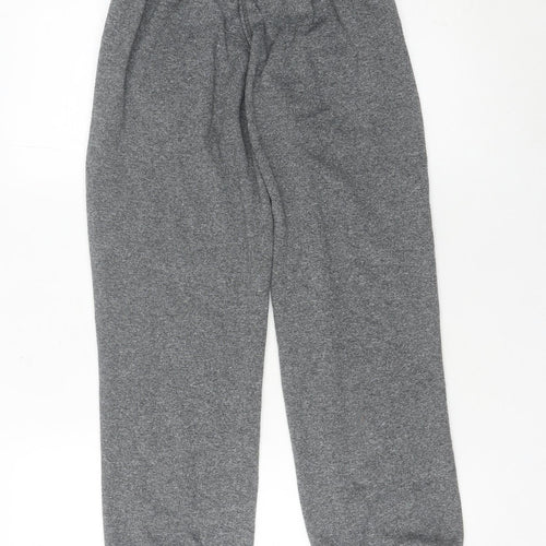 Adidas Women Grey Climawarm Sweatpants Size 8-10 Winter Fleece
