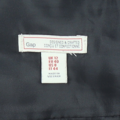 Gap Women’s Black Wool Blend High Rise Pencil Skirt UK 12