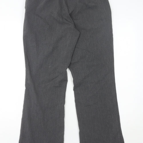 David Emanuel Women’s Grey Size 10 Straight Leg Dress Trousers