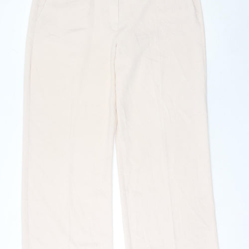 Principles Women’s Beige Size 16 Straight Leg Trousers Regular Fit