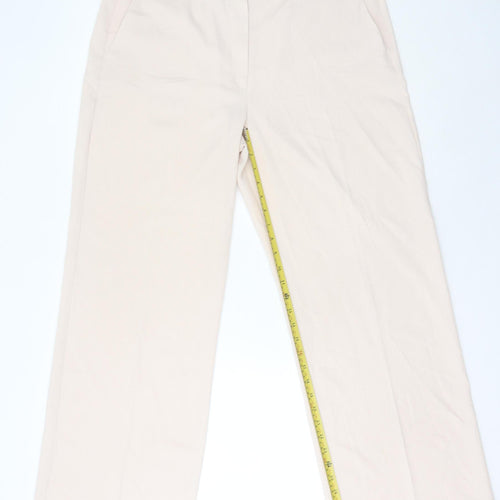 Principles Women’s Beige Size 16 Straight Leg Trousers Regular Fit