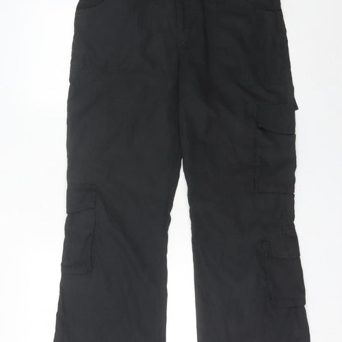 Lapa Women’s Black Cargo Style Cotton Leggings M