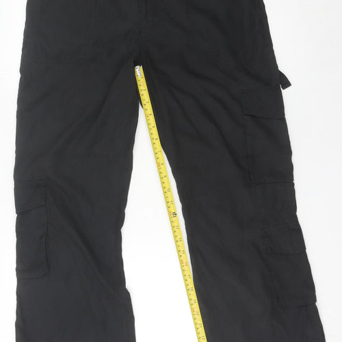 Lapa Women’s Black Cargo Style Cotton Leggings M