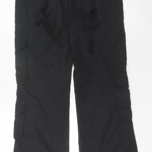 Lapa Women’s Black Cargo Style Cotton Leggings M