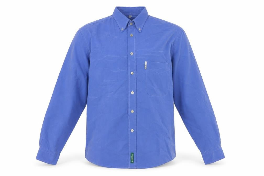 Ben Sherman Men's Blue M Button-Up Long Sleeve Cotton Shirt