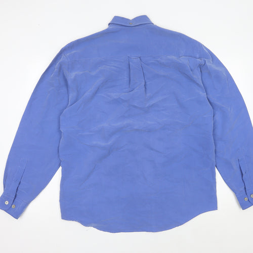 Ben Sherman Men's Blue M Button-Up Long Sleeve Cotton Shirt