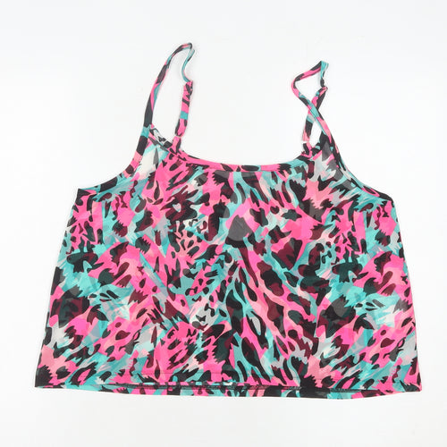 Brave Soul Women's Multicoloured Animal Print Camisole Tank Top M