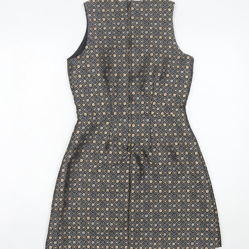 New Look Women's Multicoloured Geometric Shift Dress UK 8