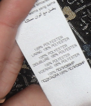 New Look Women's Multicoloured Geometric Shift Dress UK 8