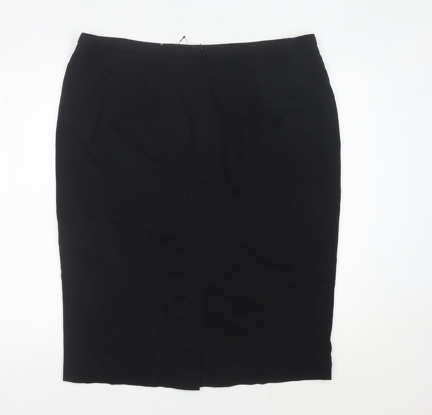 Marks and Spencer Women’s Black Size 20 Knee Length Pencil Skirt Business