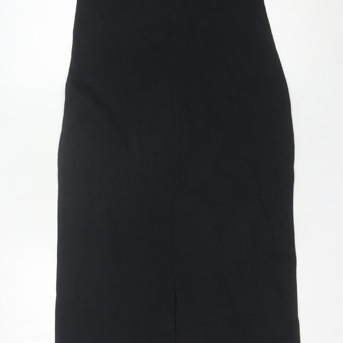 Marks and Spencer Women’s Black Size 10 Bodycon Strapless Knee Length Dress