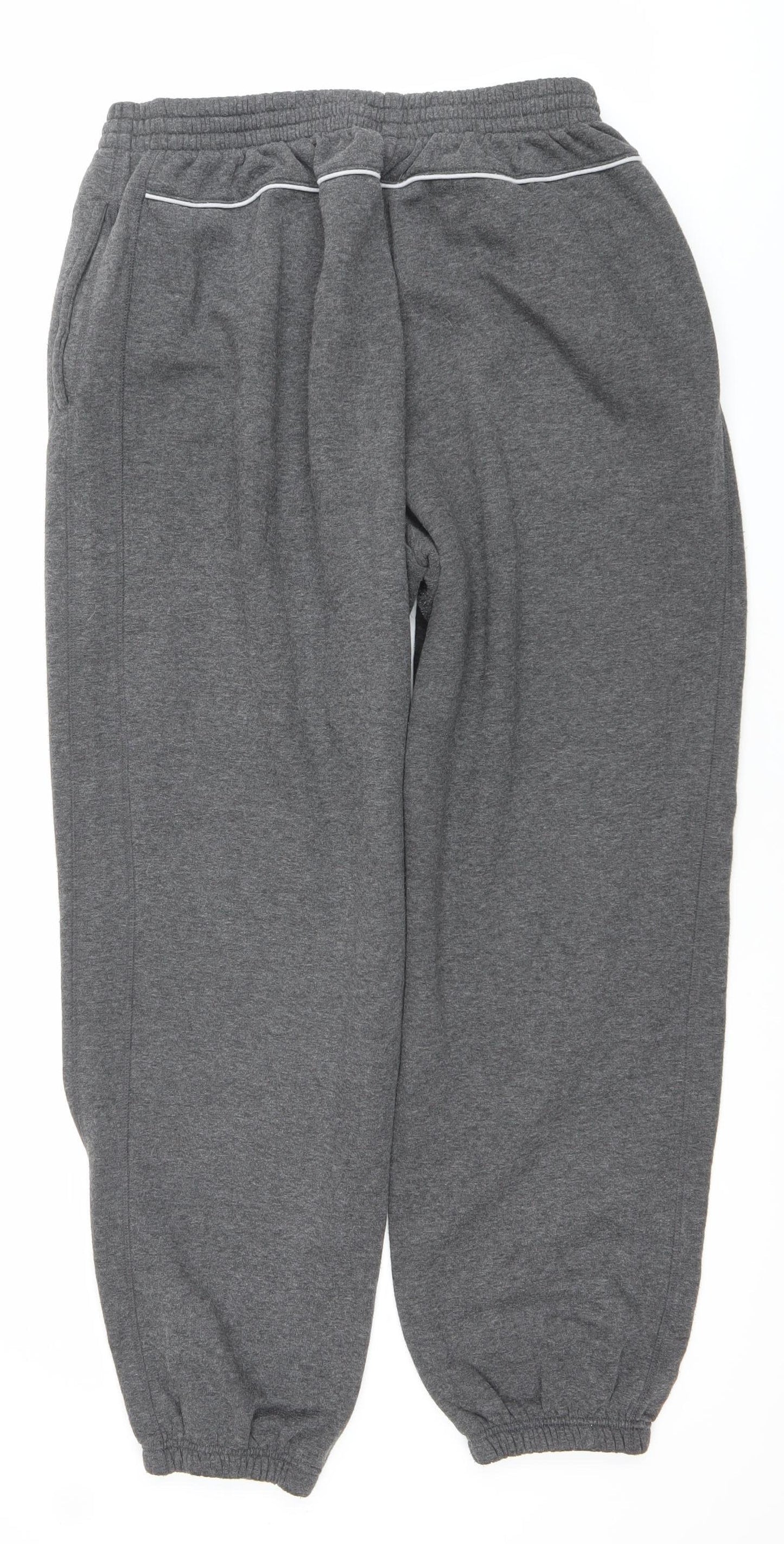 Slazenger Men’s Grey 2XL Sweatpants Fleece Elastic Waist Pockets