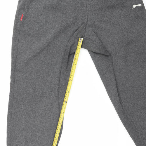 Slazenger Men’s Grey 2XL Sweatpants Fleece Elastic Waist Pockets