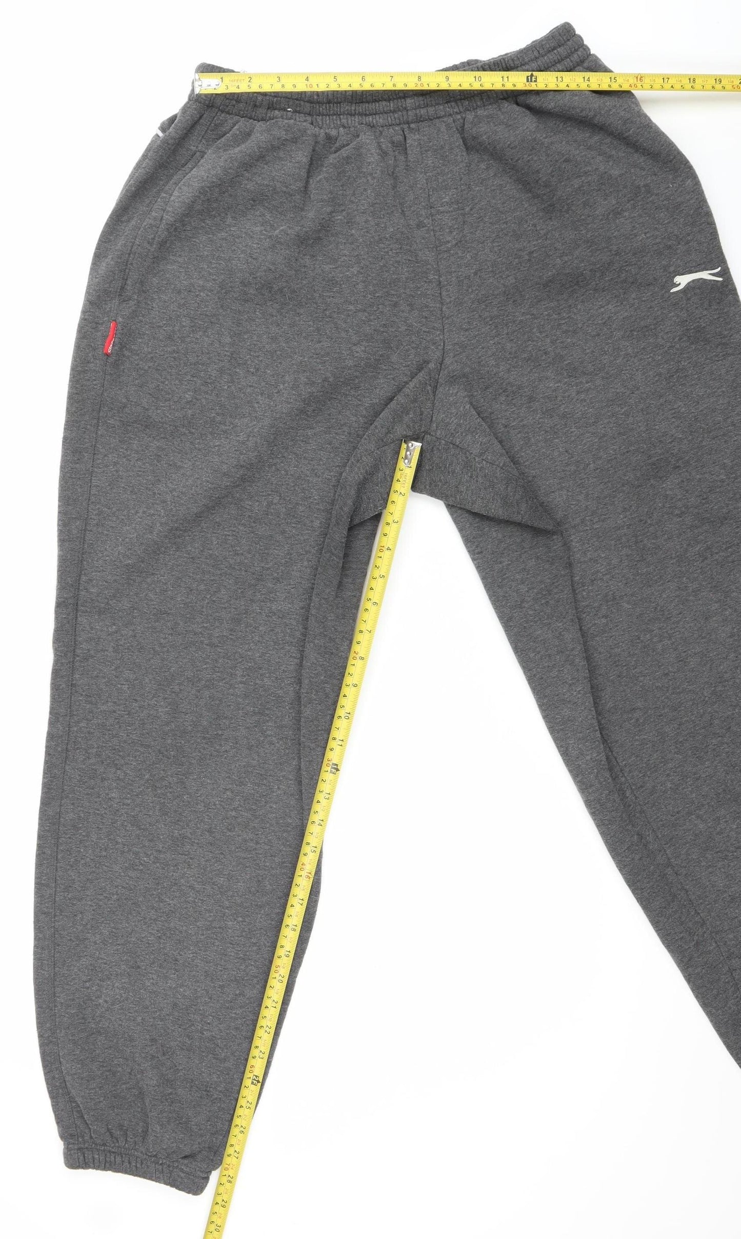 Slazenger Men’s Grey 2XL Sweatpants Fleece Elastic Waist Pockets