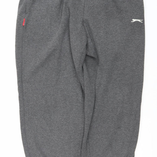 Slazenger Men’s Grey 2XL Sweatpants Fleece Elastic Waist Pockets