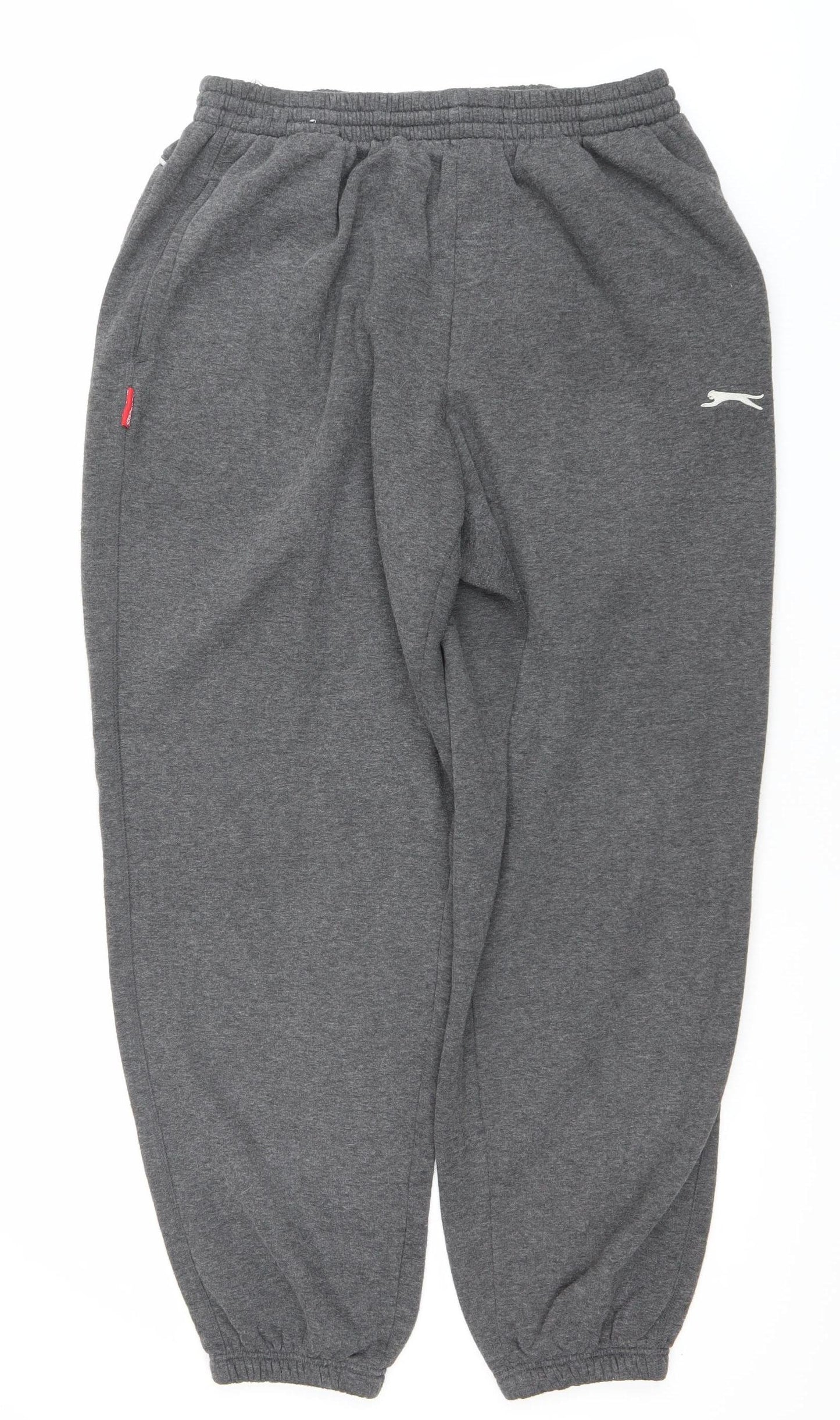 Slazenger Men’s Grey 2XL Sweatpants Fleece Elastic Waist Pockets