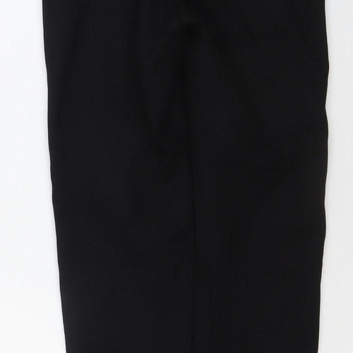 Marks and Spencer Women's Black Size 8 Mid-Rise Side Stripe Leggings