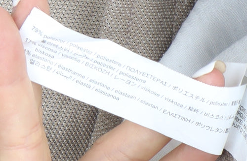 Zara Women’s Beige XL Tapered Trousers with Drawstring Waist