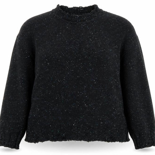 River Island Women’s Black Wool Blend Chunky Knit Jumper 2XL