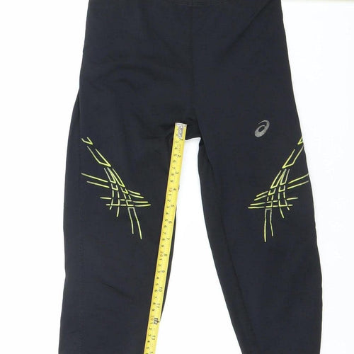 Asics Women’s Black S Compression Shorts Gym Running Quick Dry