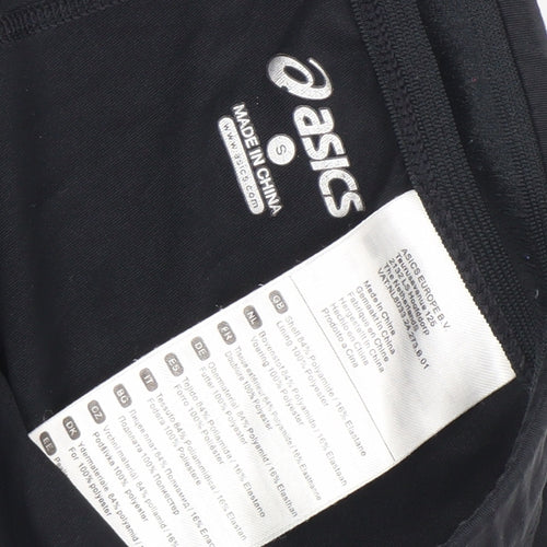 Asics Women’s Black S Compression Shorts Gym Running Quick Dry